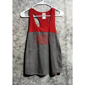 NU University of Nebraska Athletic tank shirt Women's Sz M racer back